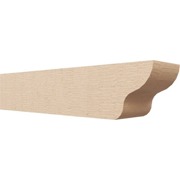 Ekena Millwork 6in. W x 6in. H x 28in. L Greensboro Woodgrain TimberThane Rafter Tail, Primed Tan RFTUR06X06X28GRNRCPR - main